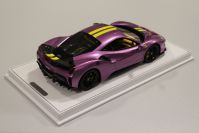 BBR Models  Ferrari Ferrari 488 PISTA - VIOLA SCUDERIA - #10/10 Red Matt