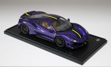 BBR Models  Ferrari #   Ferrari 488 PISTA - VIOLA AL HUMAID - Red Matt