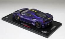 BBR Models  Ferrari #   Ferrari 488 PISTA - VIOLA AL HUMAID - Red Matt