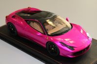 BBR Models 2009 Ferrari Ferrari 458 Italia - PINK FLASH / CARBON - #01/15 - Pink Flash