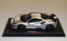 BBR Models  Ferrari Ferrari 488 PISTA Piloti - SILVER NÜRBURGRING  #99 Silver