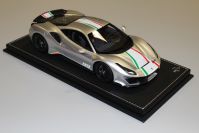BBR Models  Ferrari Ferrari 488 PISTA Piloti - SILVER NÜRBURGRING  #99 Silver