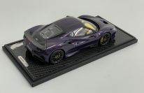 BBR Models  Ferrari Ferrari F8 Tributo - VIOLA KONG KONG / CARBON Red Matt