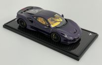 BBR Models  Ferrari Ferrari F8 Tributo - VIOLA KONG KONG / CARBON Red Matt