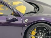 BBR Models  Ferrari Ferrari F8 Tributo - VIOLA KONG KONG / CARBON Red Matt
