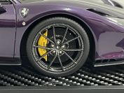 BBR Models  Ferrari Ferrari F8 Tributo - VIOLA KONG KONG / CARBON Red Matt