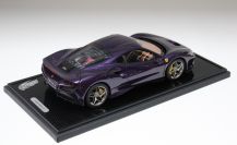 BBR Models  Ferrari Ferrari F8 Tributo - VIOLA KONG KONG YELLOW / CARBON Red Matt