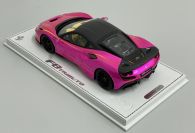 BBR Models  Ferrari Ferrari F8 Tributo - PINK FLASH / CARBON Pink Flash