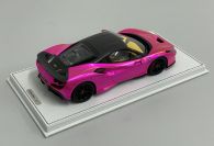 BBR Models  Ferrari Ferrari F8 Tributo - PINK FLASH / CARBON Pink Flash