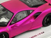 BBR Models  Ferrari Ferrari F8 Tributo - PINK FLASH MATT Pink Flash