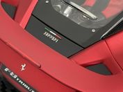 BBR Models  Ferrari Ferrari F8 Tributo - ROSSO MAGMA MATT / CARBON Red Metallic