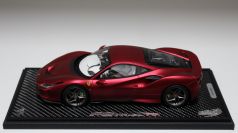 BBR Models  Ferrari Ferrari F8 Tributo - ROSSO MAGMA MATT WHITE / CARBON Red Matt