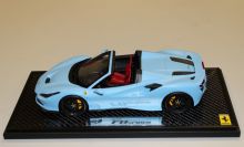 BBR Models  Ferrari Ferrari F8 Spider - MATT AZZURO LA PLATA - Blue