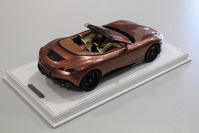 BBR Models  Ferrari Ferrari Roma Spider - NOCCIOLA METALLIC - Red Matt