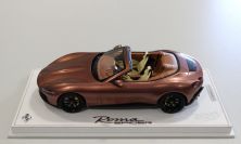 BBR Models  Ferrari Ferrari Roma Spider - NOCCIOLA METALLIC - Red Matt