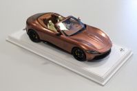 BBR Models  Ferrari Ferrari Roma Spider - NOCCIOLA METALLIC - Red Matt