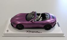 BBR Models  Ferrari Ferrari Roma Spider - VIOLA SCUDERIA - Red Matt