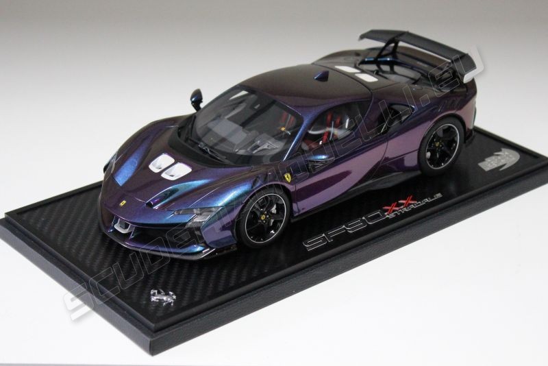 BBR Models  Ferrari #     Ferrari SF90 XX Stradalle - CHAMELEON - Red Matt