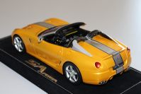 BBR Models  Ferrari Ferrari 599 SA Aperta - YELLOW / SILVER Yellow Tristrato