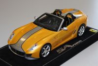 BBR Models  Ferrari Ferrari 599 SA Aperta - YELLOW / SILVER Yellow Tristrato