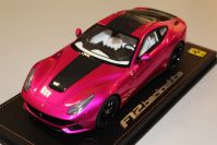 BBR Models 2012 Ferrari Ferrari F12 Berlinetta - PINK FLASH / CARBON Pink Flash