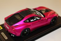 BBR Models 2012 Ferrari Ferrari F12 Berlinetta - PINK FLASH / CARBON Pink Flash