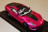 BBR Models 2012 Ferrari Ferrari F12 Berlinetta - PINK FLASH / CARBON Pink Flash