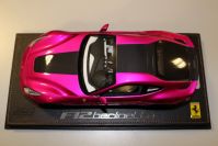 BBR Models 2012 Ferrari Ferrari F12 Berlinetta - PINK FLASH / CARBON Pink Flash
