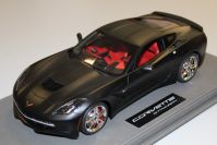 BBR Models  Corvette Corvette Stingray C7 - MATT BLACK - Black Matt