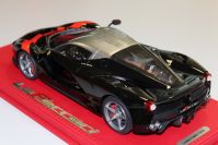 BBR Models 2014 Ferrari Ferrari LaFerrari - BLACK / SILVER / RED STRIPE - - Black / Silver