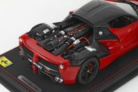 BBR Models 2013 Ferrari Ferrari LaFerrari - RED / CARBON - OPEN - Red / Carbon Roof