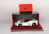 BBR Models 2012 Ferrari Ferrari Laferrari - OPEN - BIANCO AVUS MATT - White Avus Matt