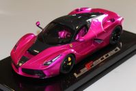 BBR Models 2013 Ferrari Ferrari LaFerrari - PINK FLASH / CARBON - Pink Flash