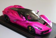 BBR Models 2013 Ferrari Ferrari LaFerrari - PINK FLASH / CARBON - Pink Flash