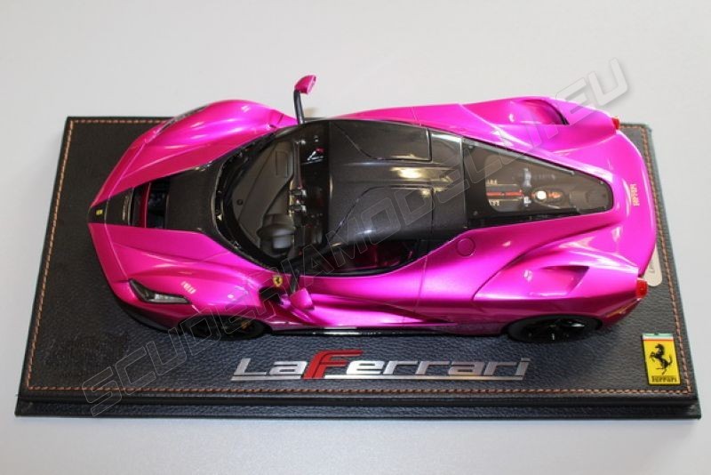 BBR Models Ferrari LaFerrari - PINK FLASH / CARBON