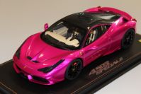 BBR Models 2013 Ferrari Ferrari 458 Speciale - PINK FLASH / CARBON - Pink Flash