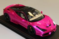 BBR Models 2013 Ferrari Ferrari 458 Speciale - PINK FLASH / CARBON - Pink Flash