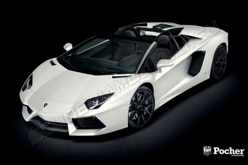 Pocher 2011 Lamborghini Lamborghini Aventador LP700-4 - KIT BIANCO CANOPUS - Canopus White Matt