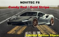 #     Novitec F8 - CANDY RED / GOLD - [preorder]