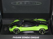 Peako Model 2008 Pagani PAGANI Zonda Cinque - GREEN - Green / Carbon Fibre