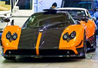 Peako Model 2008 Pagani PAGANI Zonda Cinque - ORANGE - Orange / Carbon Fibre
