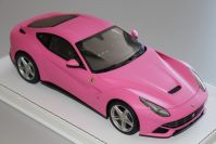 BBR Models  Ferrari Ferrari F12 Berlinetta - QATAR MATT PINK - Red Matt