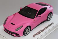 BBR Models  Ferrari Ferrari F12 Berlinetta - QATAR MATT PINK - Red Matt