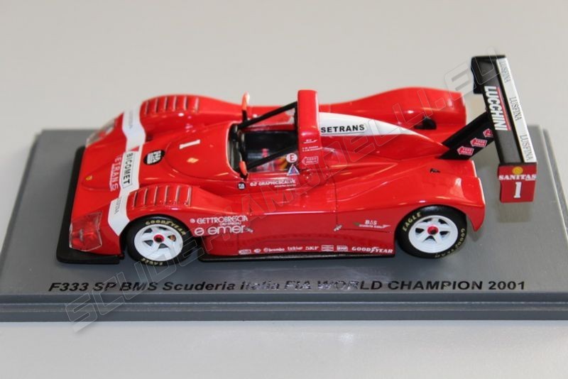 Model Die Cast Ferrari f333 SP 12h Sebring 1997 centauria Red 1/43 NEW 