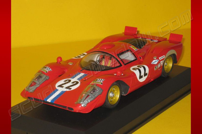 Best Model BES9589 – Ferrari 312 P Coupé #12 Bridgehampton 1969 – 1/43 (Précommande)