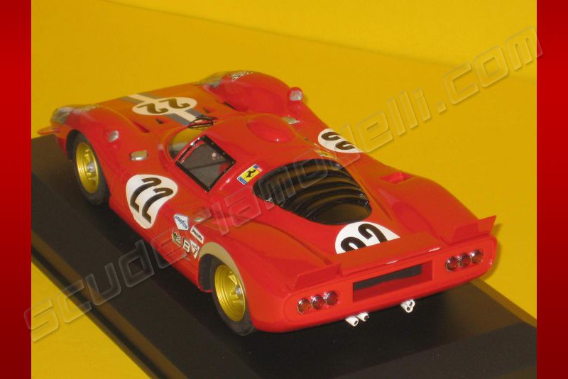 FERRARI 312 P COUPE' N.57 LE MANS 1970 ADAMOWICZ-PARSONS 1:43 Best