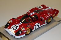 Tecnomodel 1970 Ferrari Ferrari 512 S Longtail - #15 - Red / White