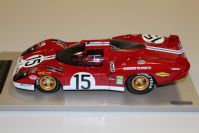 Tecnomodel 1970 Ferrari Ferrari 512 S Longtail - #15 - Red / White