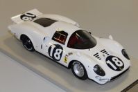 Tecnomodel 1966 Ferrari Ferrari 365 P - White elephant - Le Mans #18 - White