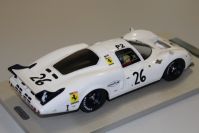 Tecnomodel 1967 Ferrari Ferrari 365 P - White elephant - Le Mans #26 - White